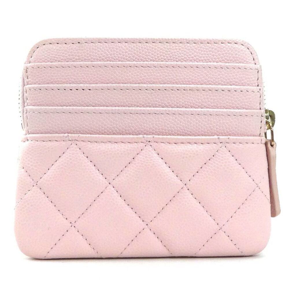CHANEL Authentic Pink Caviar Leather Wallet - Picture 2 of 5
